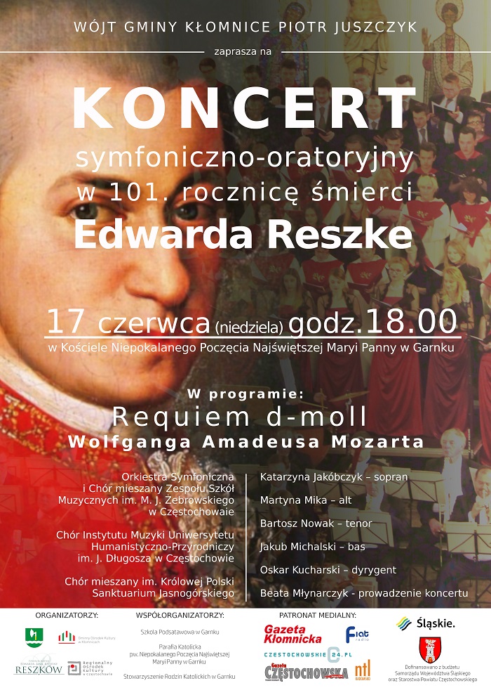 KONCERT symfoniczno-oratoryjny w 101. rocznicę śmierci Edwarda Reszke